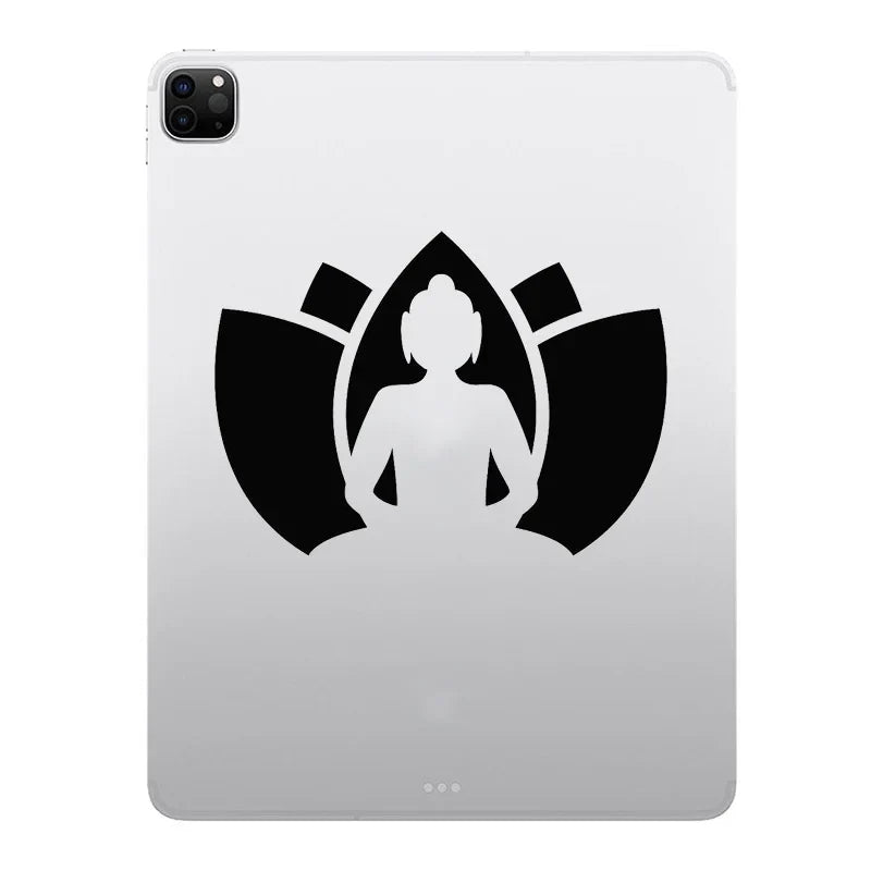 Buddha Lotus Laptop Sticker for iPad Pro 11