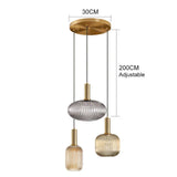 Retro restaurant colorfull glass pendant lights Creative living
