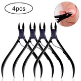 4/8/12pcs Stainless Steel Nail Cuticle Nipper Cutter Dead