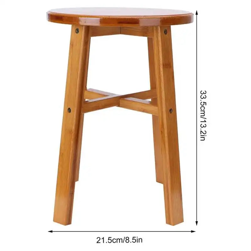 Multipurpose Portable Kids Small Bamboo Low Stool Children's