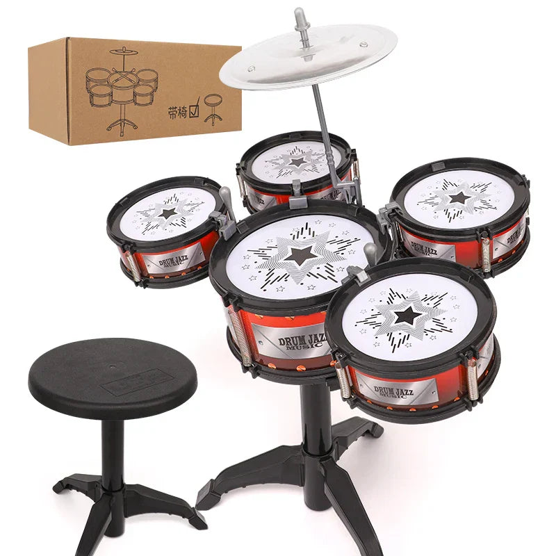 Simulation Drum Set Junior Drums Kit Jazz Drums