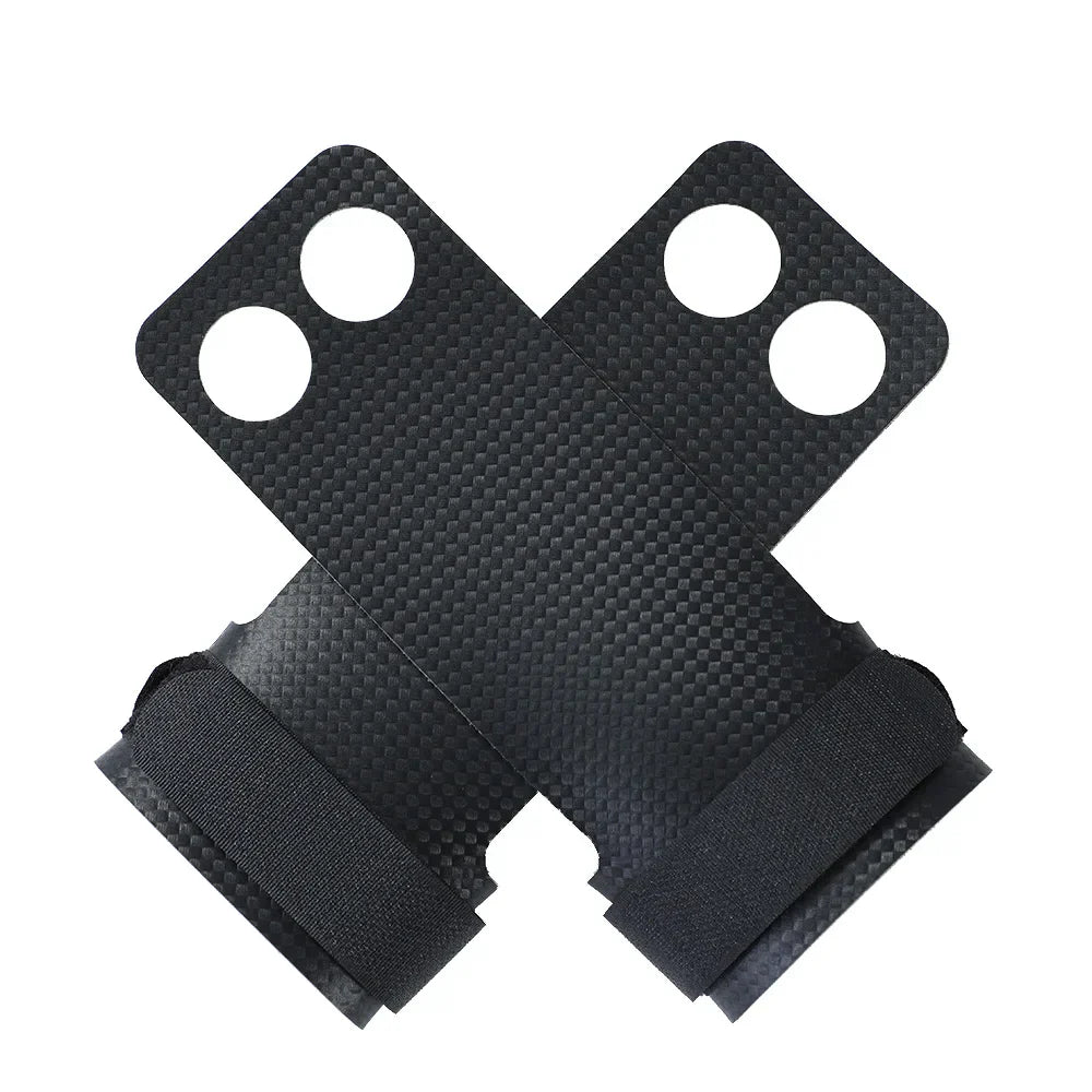 2-Hole Carbon Crossfit Grip for Weightlifting Gym Workoutfor