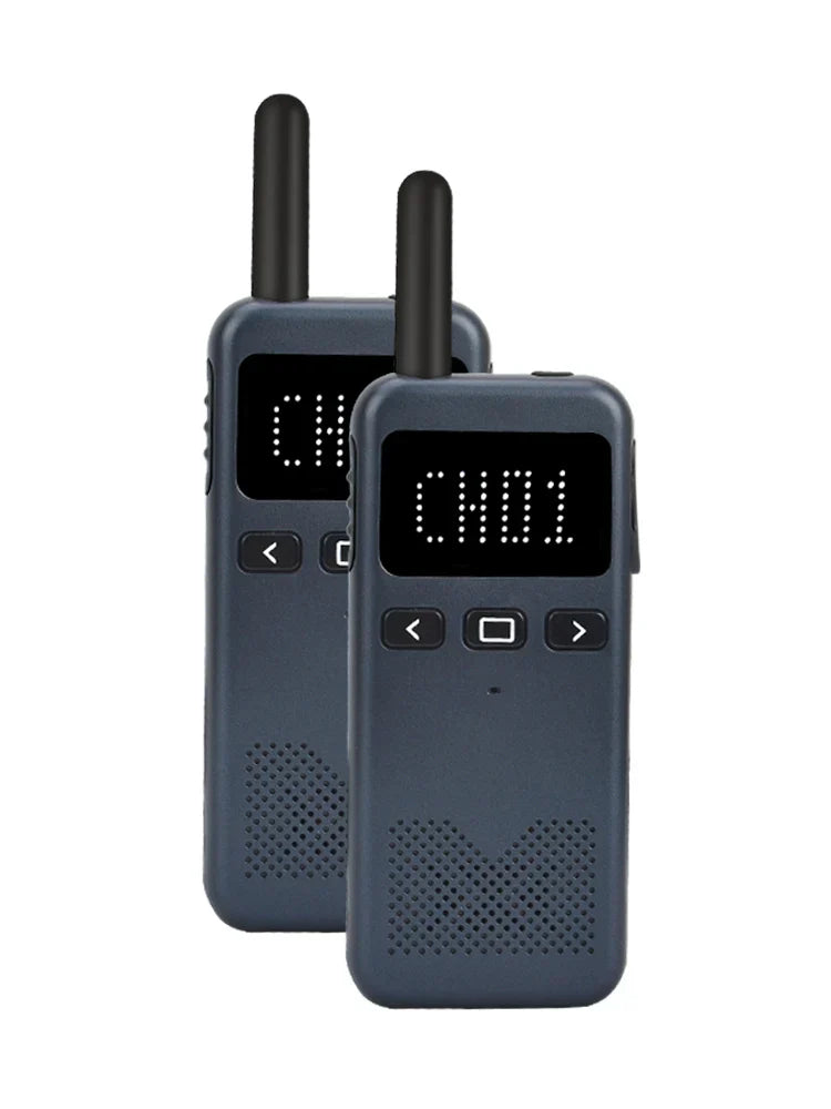 2pcs Ultra Thin Walkie-Talkie with Gain Antenna Outdoor