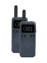 2pcs Ultra Thin Walkie-Talkie with Gain Antenna Outdoor
