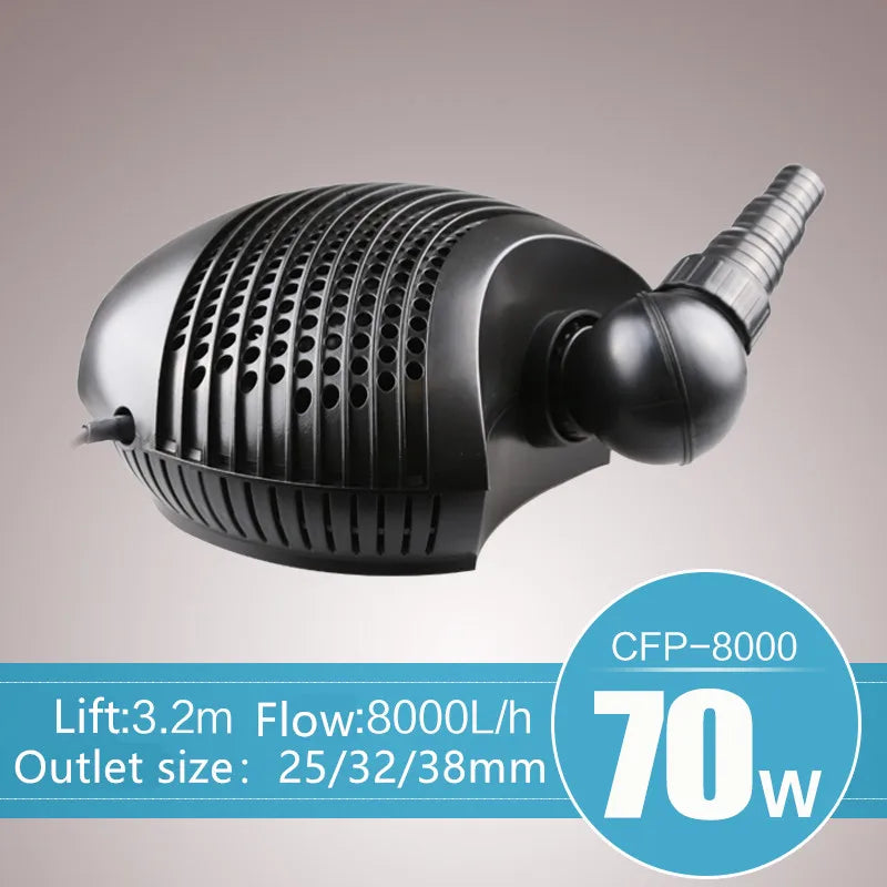 High-lift and large-flow aquarium fish pond pumping cycle