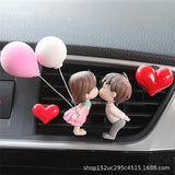 Car Air outlet clip Decoration Cute Cartoon Couples