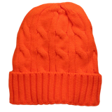 Bright Color Knitted Winter Hats Women Fleece Lined