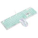 Three-piece Set Punk Gaming Keyboard and Mouse Earphone