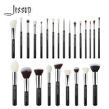 Jessup Makeup Brushes Set Synthetic-Natural Hair Foundation Powder