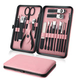 Professional 18 PCS Manicure Set Kit Pedicure Scissor