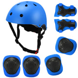 7Pcs Adjustable Pads Wrist Helmet Protector Set Kids