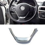 Car Carbon Fiber Interior Steering Wheel Decorative Frame