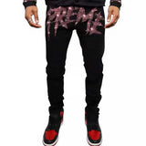 New Men Trend Black Ripped Jeans Fashion Street