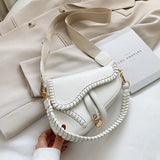 Fashion Saddle Women Bag One Shoulder Handle Trend