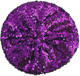 Women's Fashion Fun Sparkle Sequins Shimmer Stretch Beret