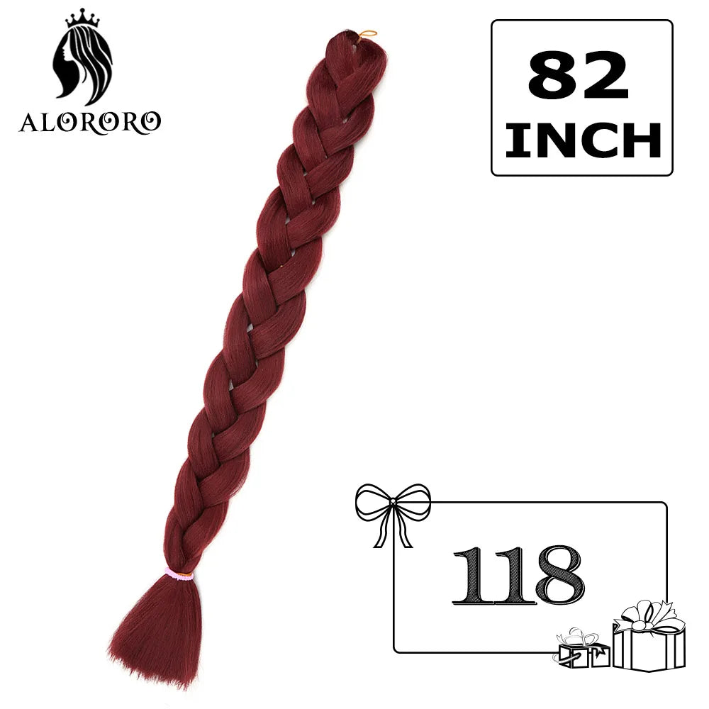 41Inch 165g Jumbo Braiding Hair Long Synthetic Crochet