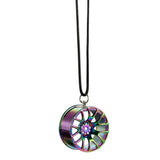 Car Ornament Pendant Metal Wheel Hub Flywheel Hanging