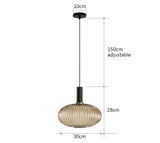 Retro restaurant colorfull glass pendant lights Creative living