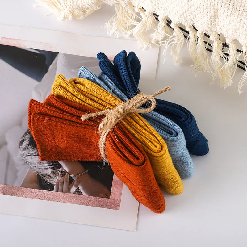 4 Pairs/pack Children's Socks Spring Autumn New Boys