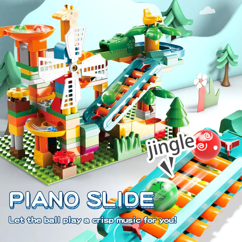 Newest Piano Marble Race Run Block Big Size