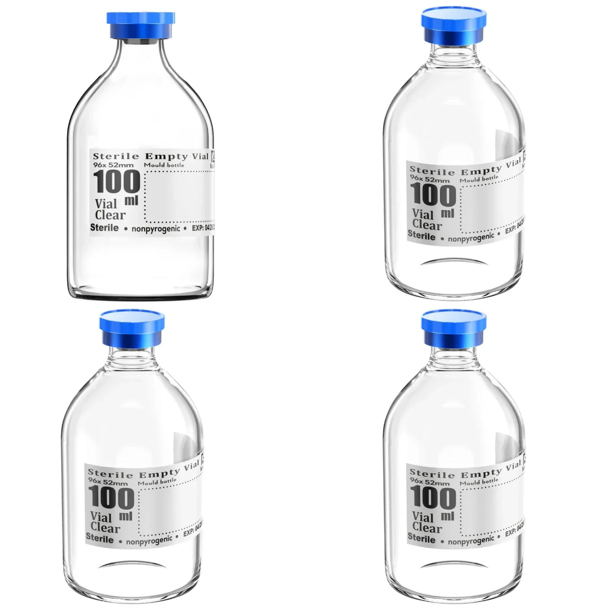 Ks-Tek Sterile Empty Vials with Self Healing Injection