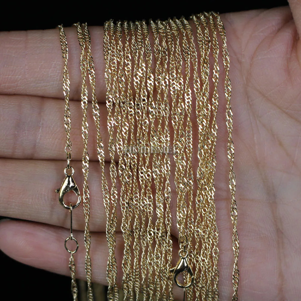 Wholesale Lots 10pcslot 2mm KC Gold Color Water