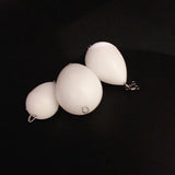 NEWS 5pcs egg float upward White bobber float