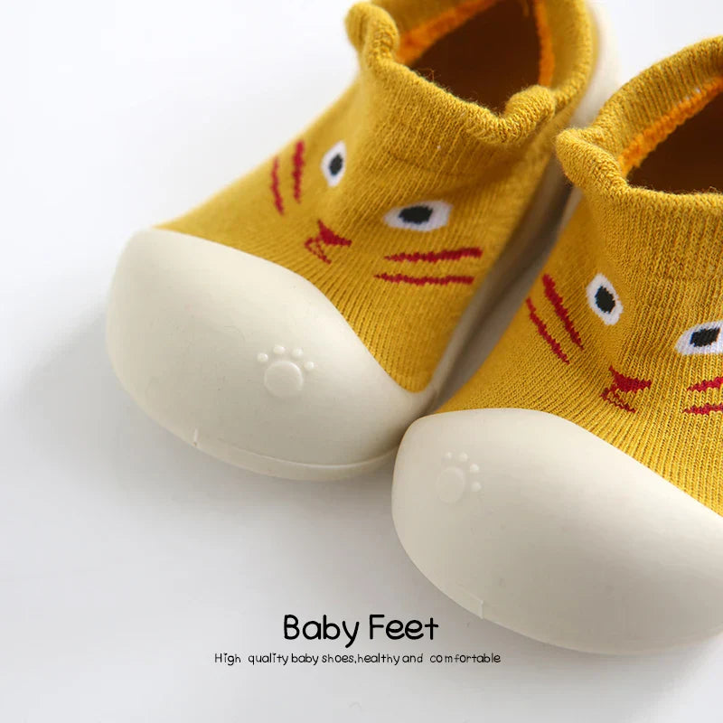 Baby sock Shoes Anti-slip Spring Cartoon animal Shoes