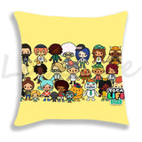 Cute Cartoon Toca Life World Pillow Case Home