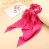 1PC New Women Scrunchie Ribbon Elastic Hair Bands