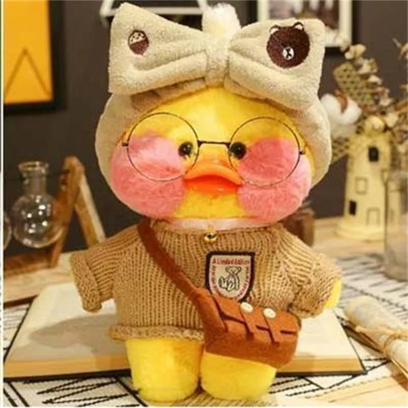 30cm Cute Lalafanfan Yellow Cafe Ducks Stuffed Soft