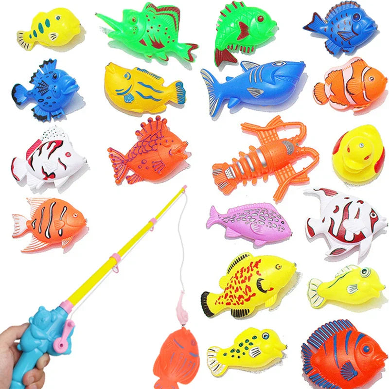 Children Bathtub Magnetic Fishing Toy Swimming Bathing Pool