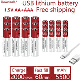 AA + AAA 2021 new large capacity 5500mah