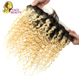 Facebeauty 1B 613 Blonde Ombre Remy Weft Brazilian