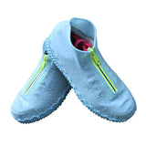 FamtiYaa Waterproof Shoe Cover Silicone Overshoes with Zipper