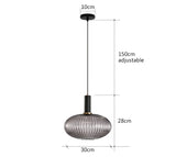 Retro restaurant colorfull glass pendant lights Creative living