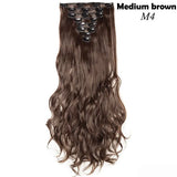 S-noilite Synthetic 24inch 140g 8PCS/set Clip In On
