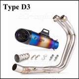 For Yamaha MT07 FZ07 Motorcross Exhaust Front Pipe