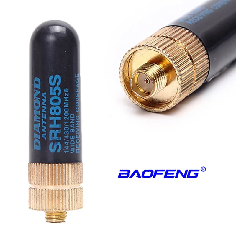 Baofeng 2 pcs SRH805S 5cm SMA-F short antenna