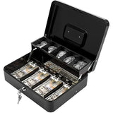 Locked Large Cashier Drawer Metal Cash Box 2