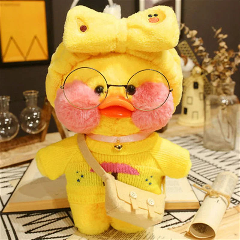 30cm Cute Lalafanfan Yellow Cafe Ducks Stuffed Soft