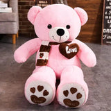 High Quality 4 Colors Teddy Bear With Scarf