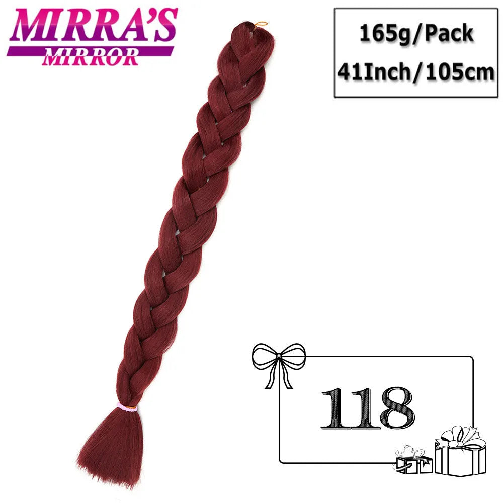 82" Jumbo Box Braids Synthetic Hair Extensions