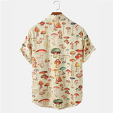 2023 Men's Hawaiian Shirt Fashion Casual Streetwear Turn-down