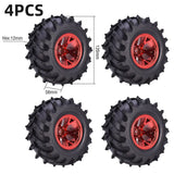 4PCS 12mm Hub 1/10 Tyre Wheel 120mm 125mm