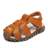 Leather Sandals Boys 100% Soft Leather In Summer