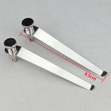 A Pair Stainless Steel Specimen Presser Holder Slides