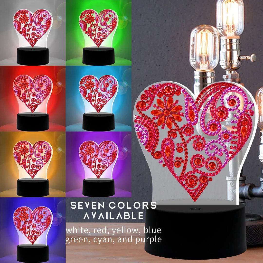 New Design DIY Diamond Painting LED Light Embroidery