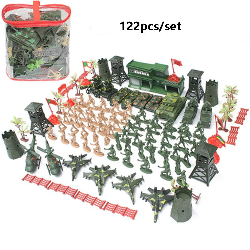 Soldiers Set building blocks Doll Action Figures Sand