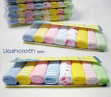 8Pcs 100% Cotton Newborn Baby Towels Saliva Towel